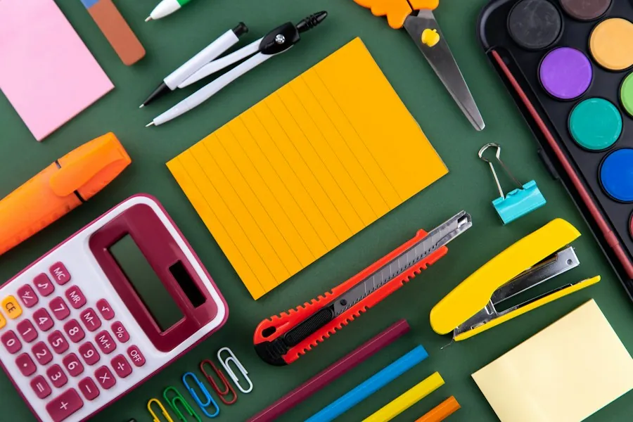 Material de papelaria e escritório
